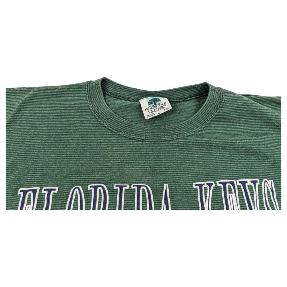 VTG 90s Florida Keys T-Shirt | Offshore Boating Faro Blanco International Size L - Picture 3 of 10